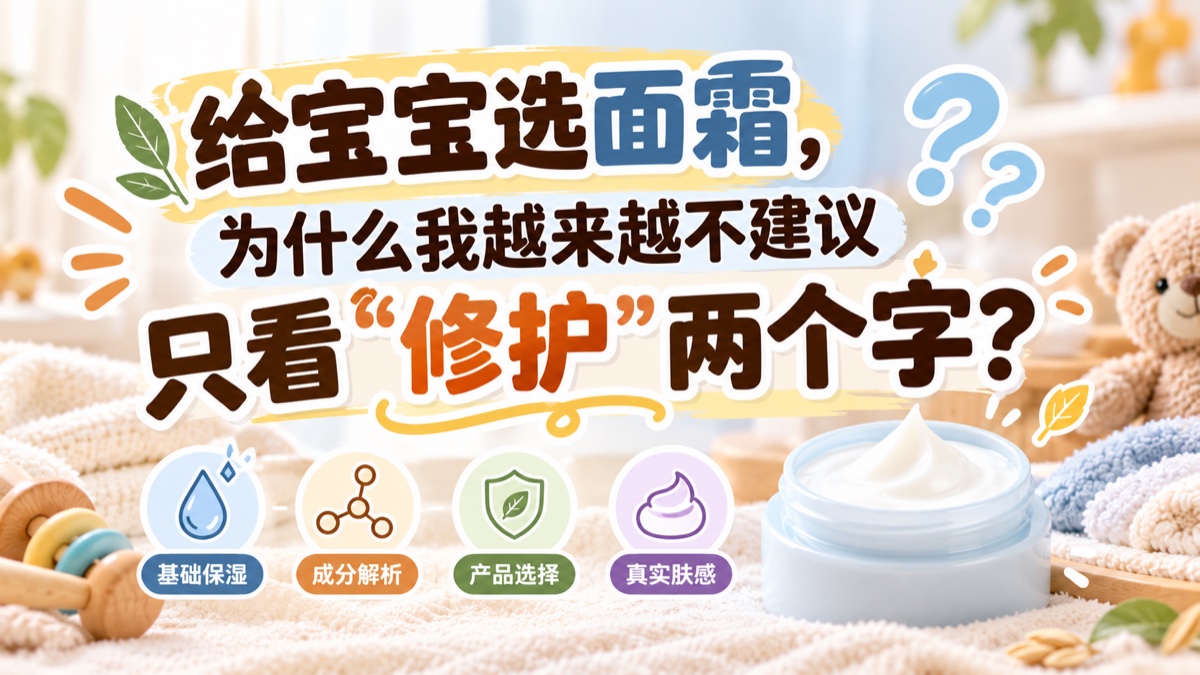 宝宝面霜基础保湿与配方选择主题插图